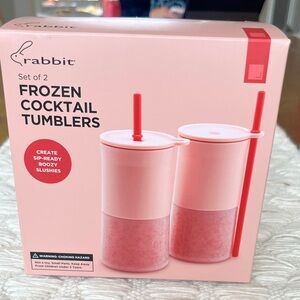 Rabbit Pink Frozen Cocktail Tumblers - Set of 2